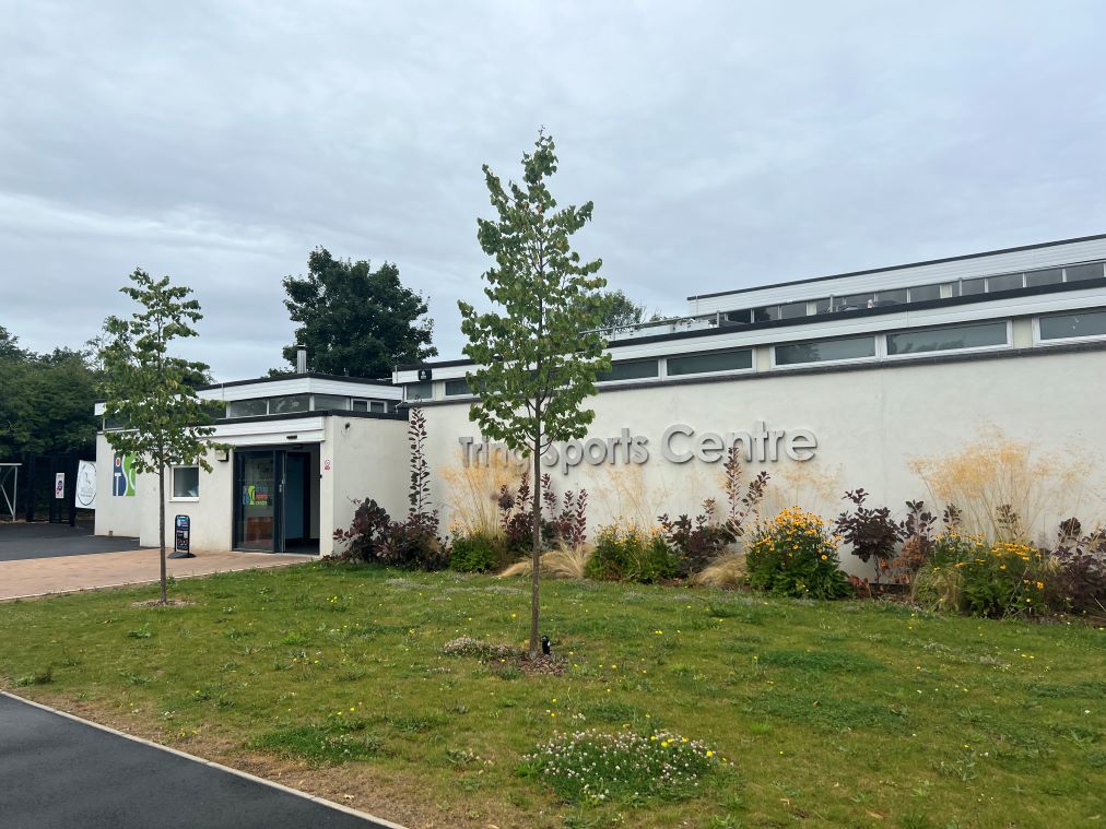 Front of Tring Sports Centre